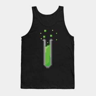 Science test tube pixel Tank Top